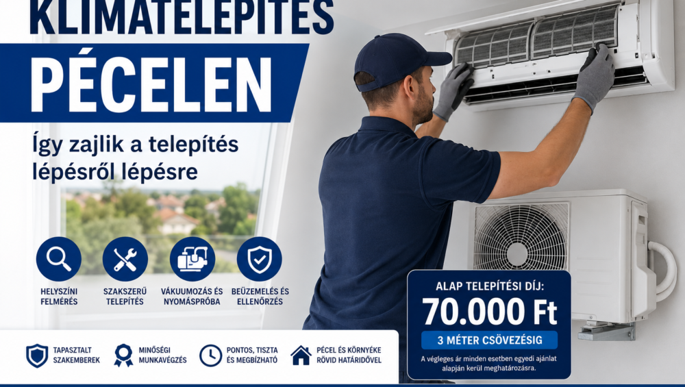 pécel klímatelepítés